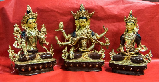tibetan-style-metal-statue-long-life-three