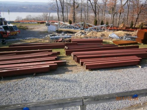 Beams Ready To Be Installed