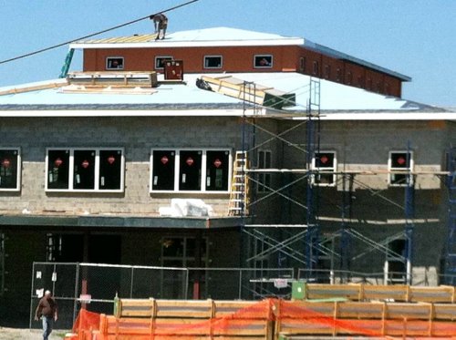 Beginning To Lay Golden Roof