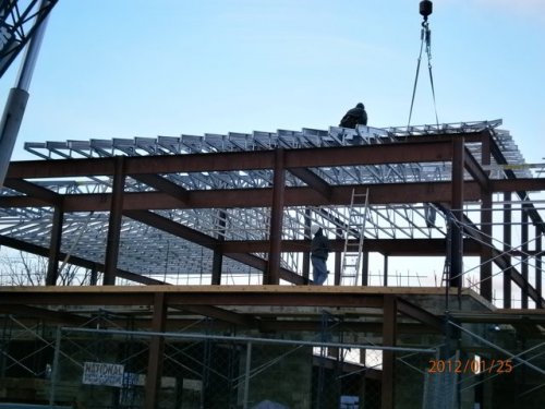 Hard At Work On The Trusses