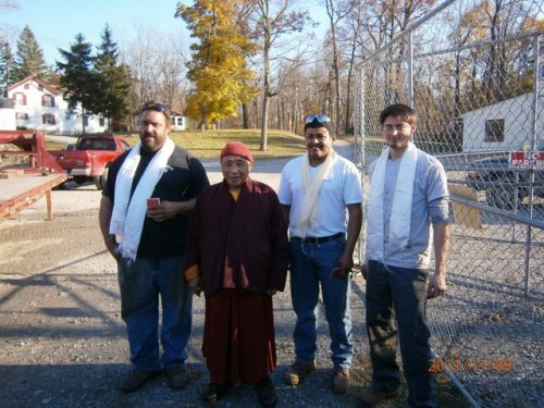 Lama Norlha Rinpoche With The Iron Workers