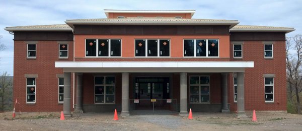 New Columns and Stucco