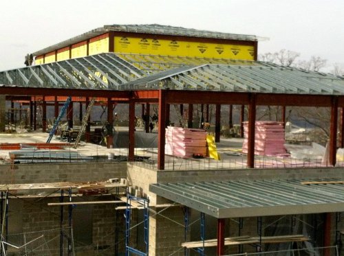 More Exterior Drywall On Clearstory