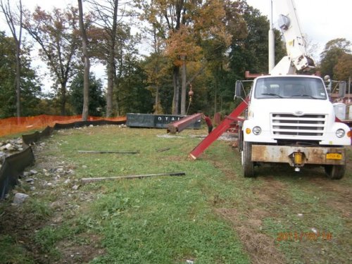 Arrival Of Upper Level Beams